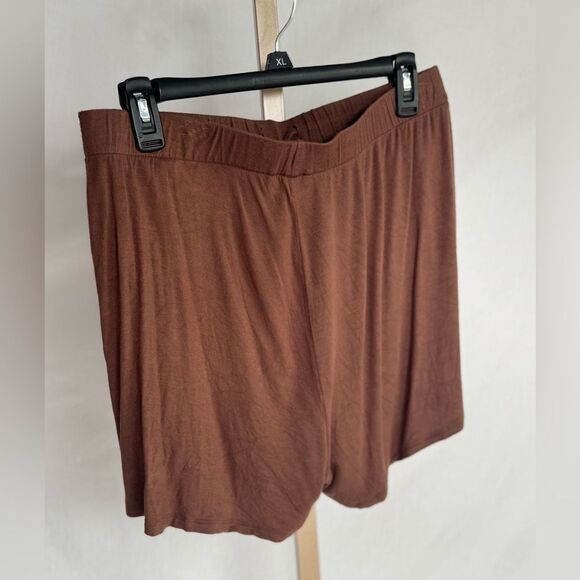 Skims Women’s Sz Large Copper Soft Lounge Sleep Pajama Drawstring Shorts - Picture 2 of 4